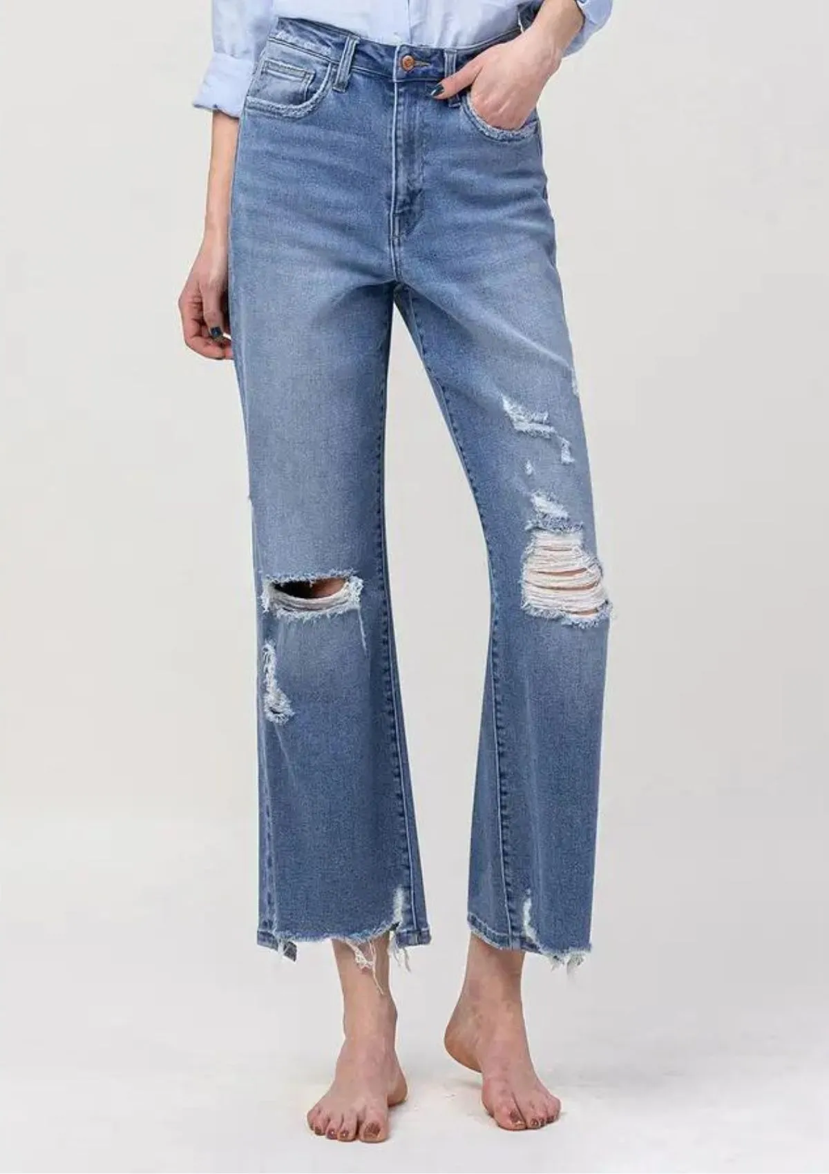 90's Vintage Flare Ankle