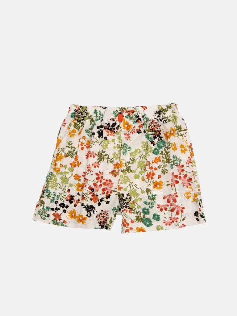 Baby Girl Marie French Collection 3-Piece Summer Set-Orange Floral