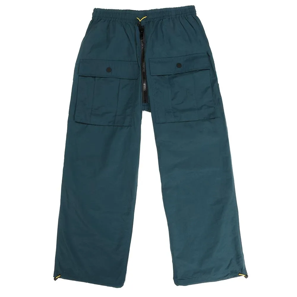 Brain Dead Nylon Flight Pant / Blue Green
