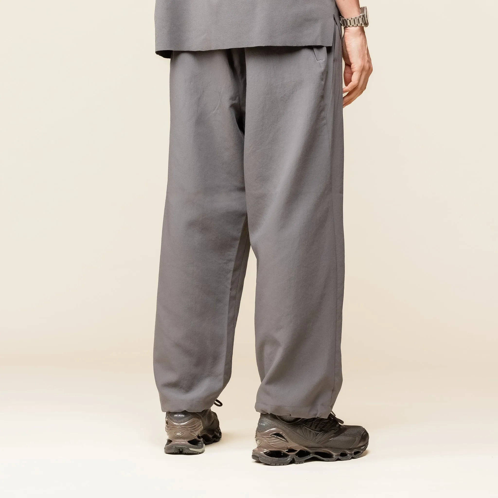 Goldwin - Wide Ankle Easy Pants - Asphalt