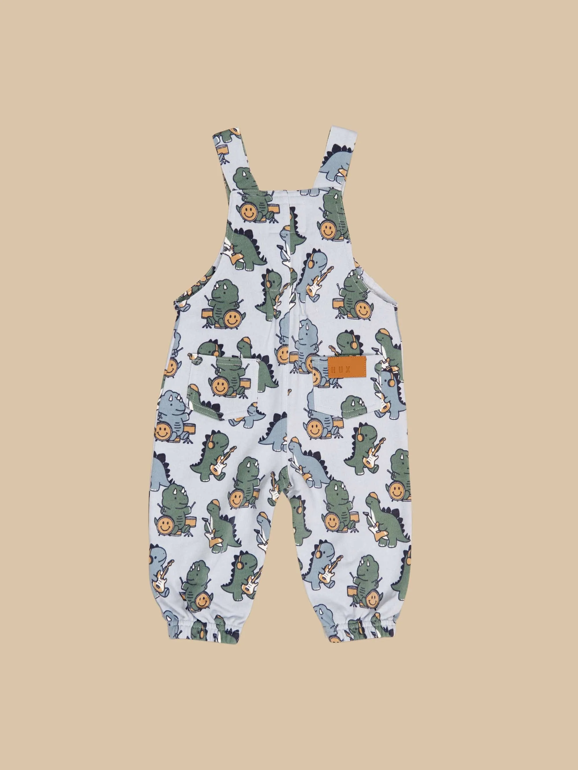Huxbaby Dino Band Overalls