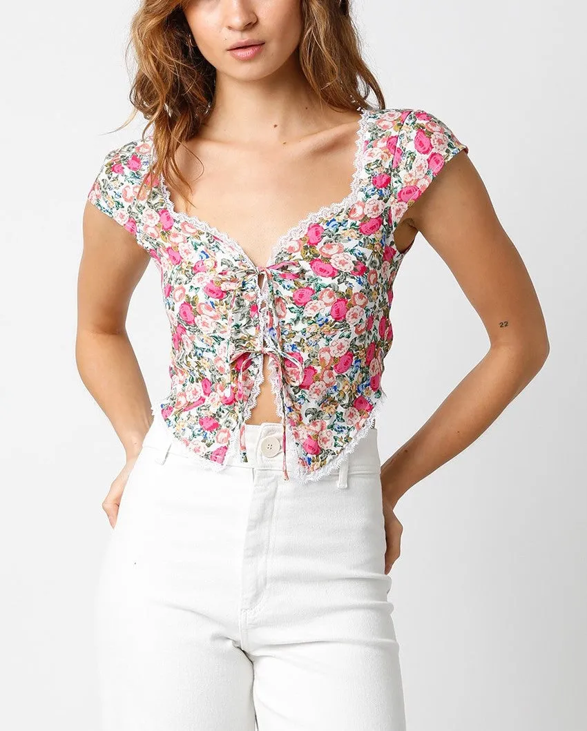 Kamille Split Front Top
