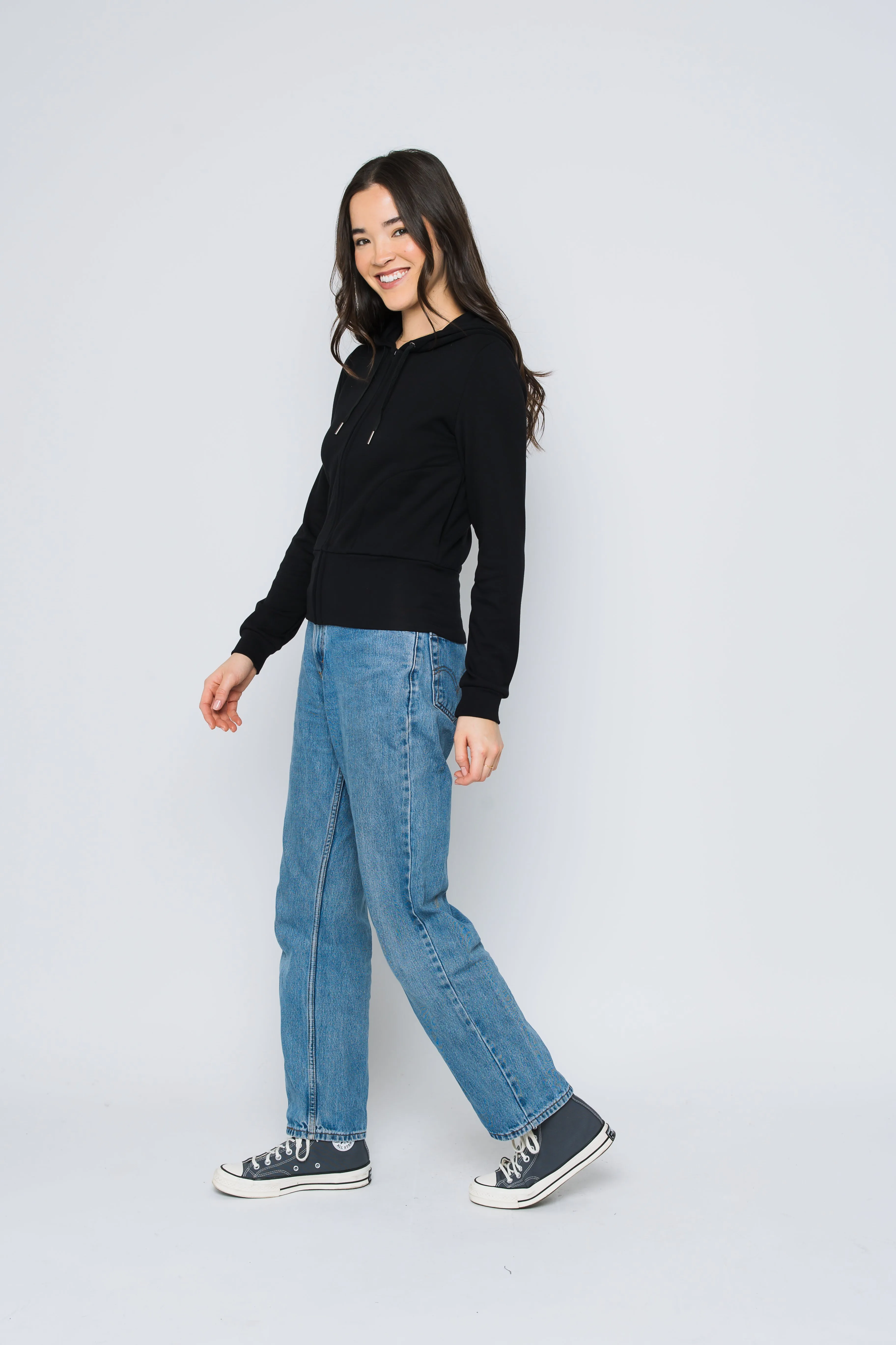 Kelly-Luxe Fleece Zip-Up