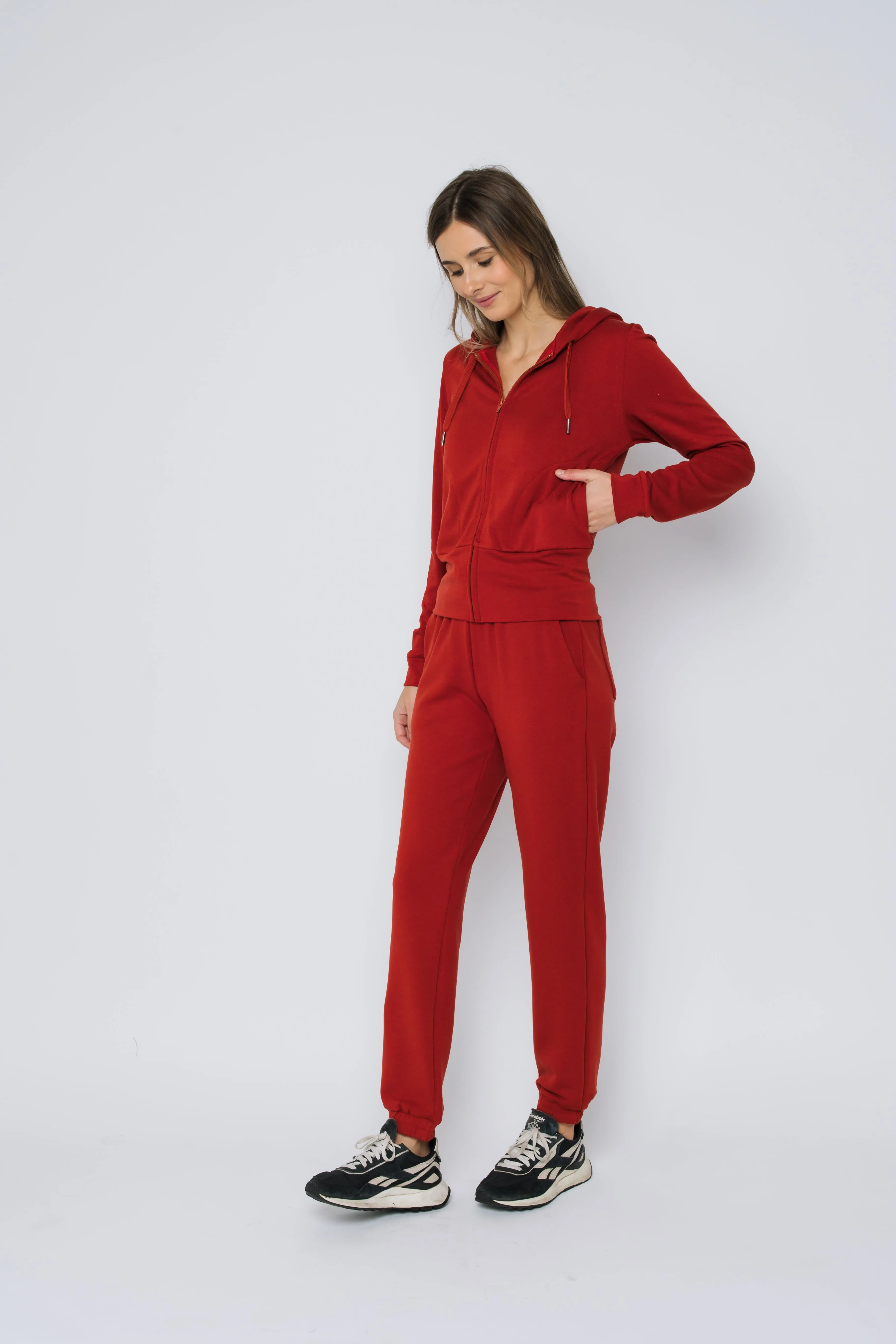 Kelly-Luxe Fleece Zip-Up