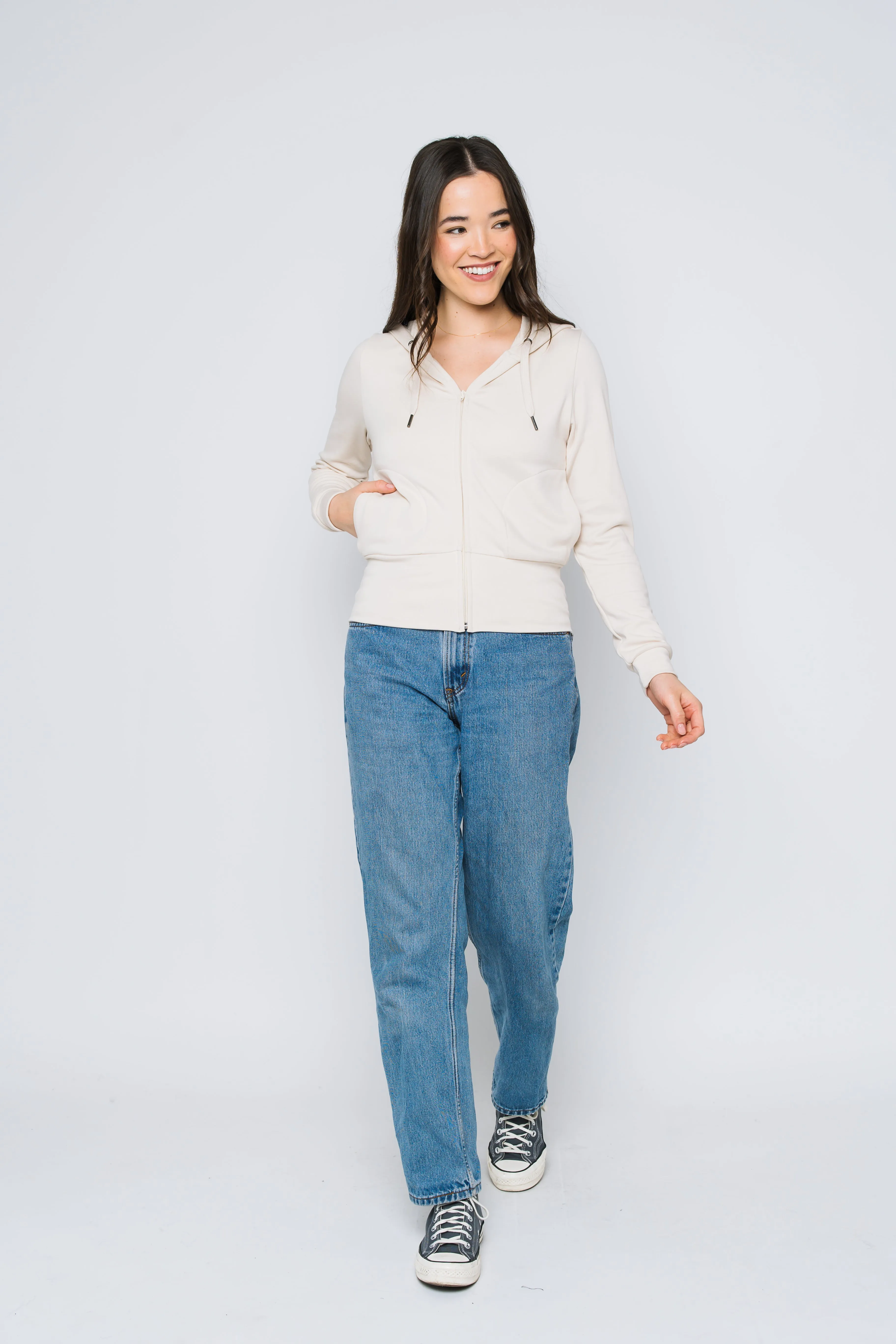Kelly-Luxe Fleece Zip-Up