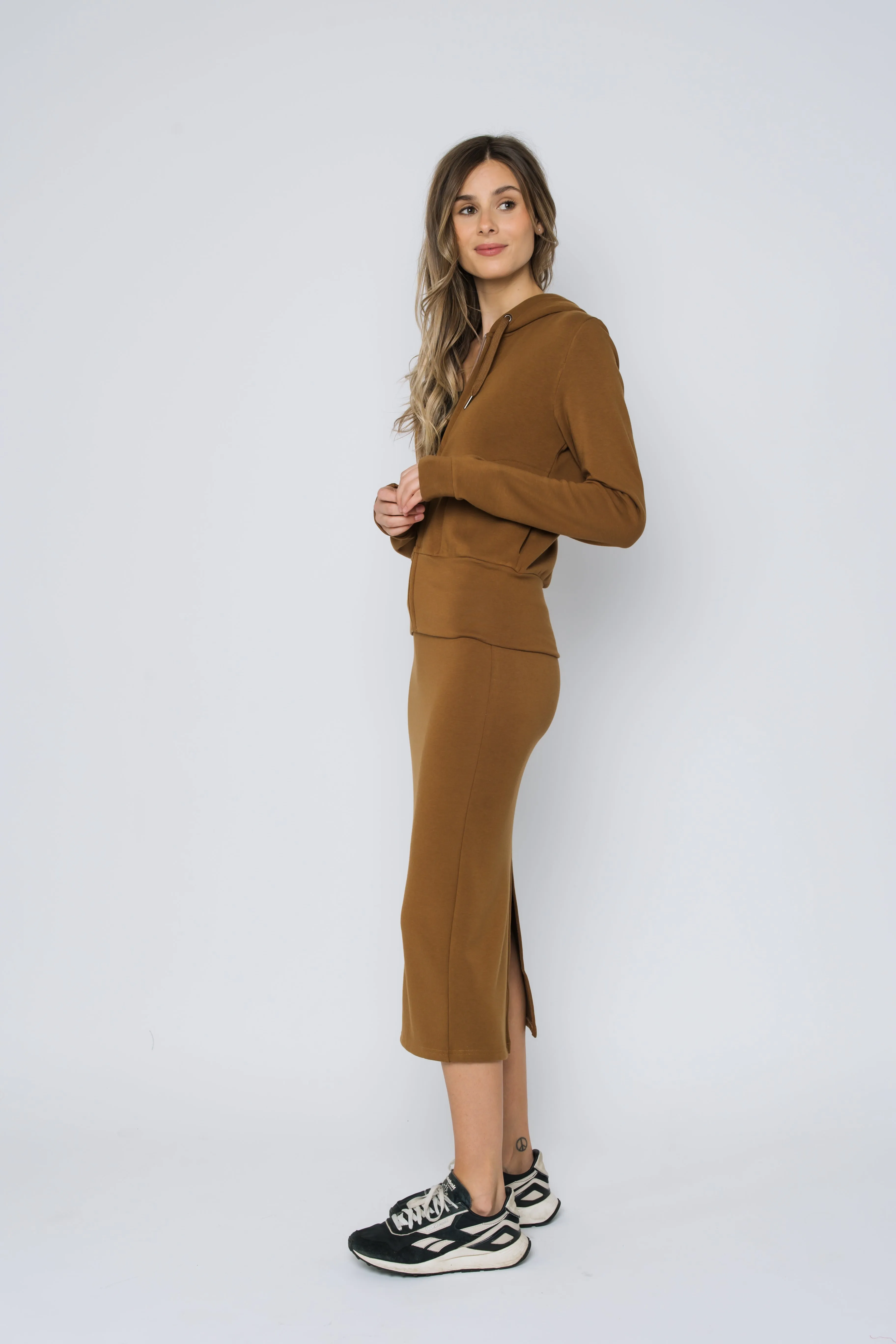 Kelly-Luxe Fleece Zip-Up
