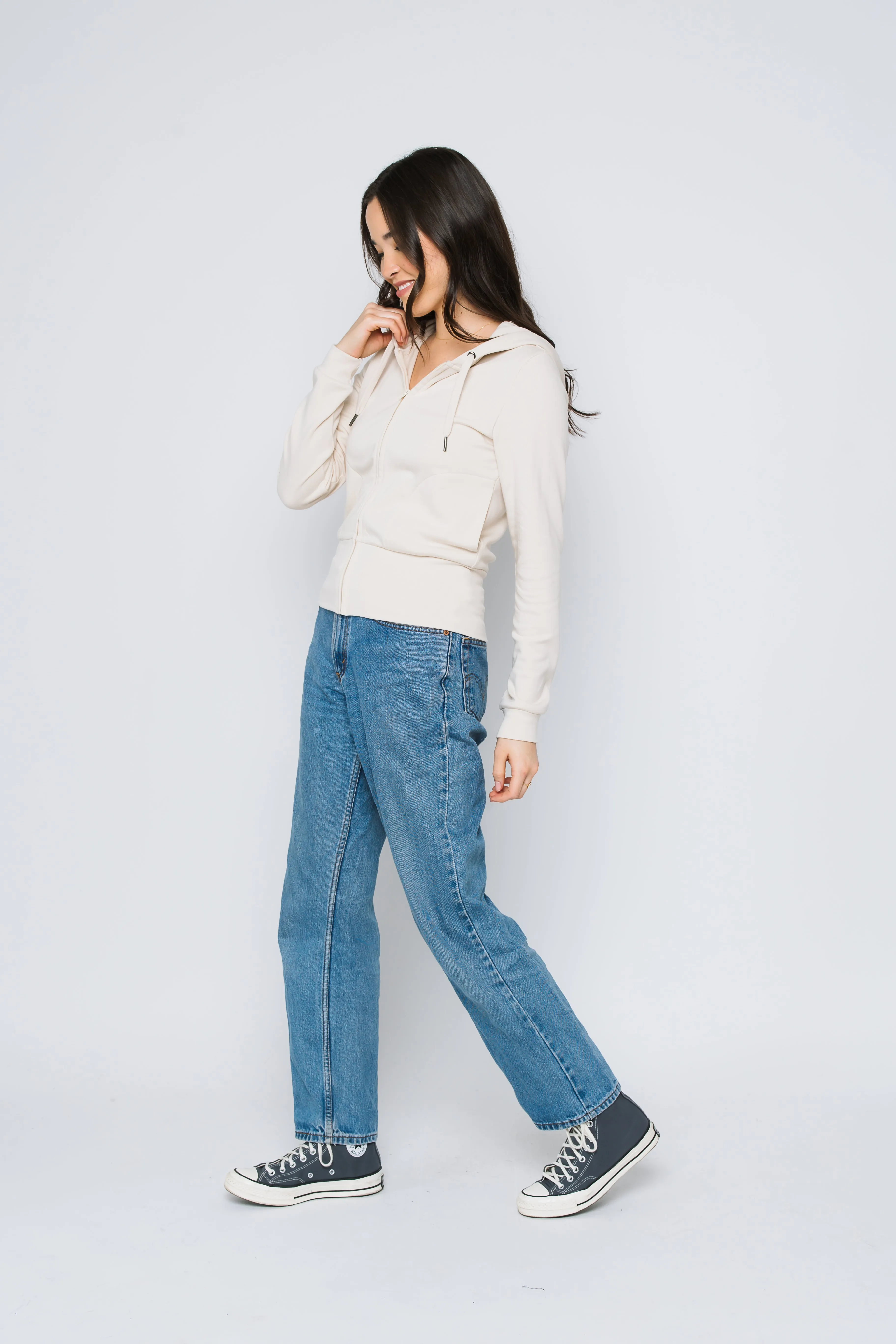 Kelly-Luxe Fleece Zip-Up