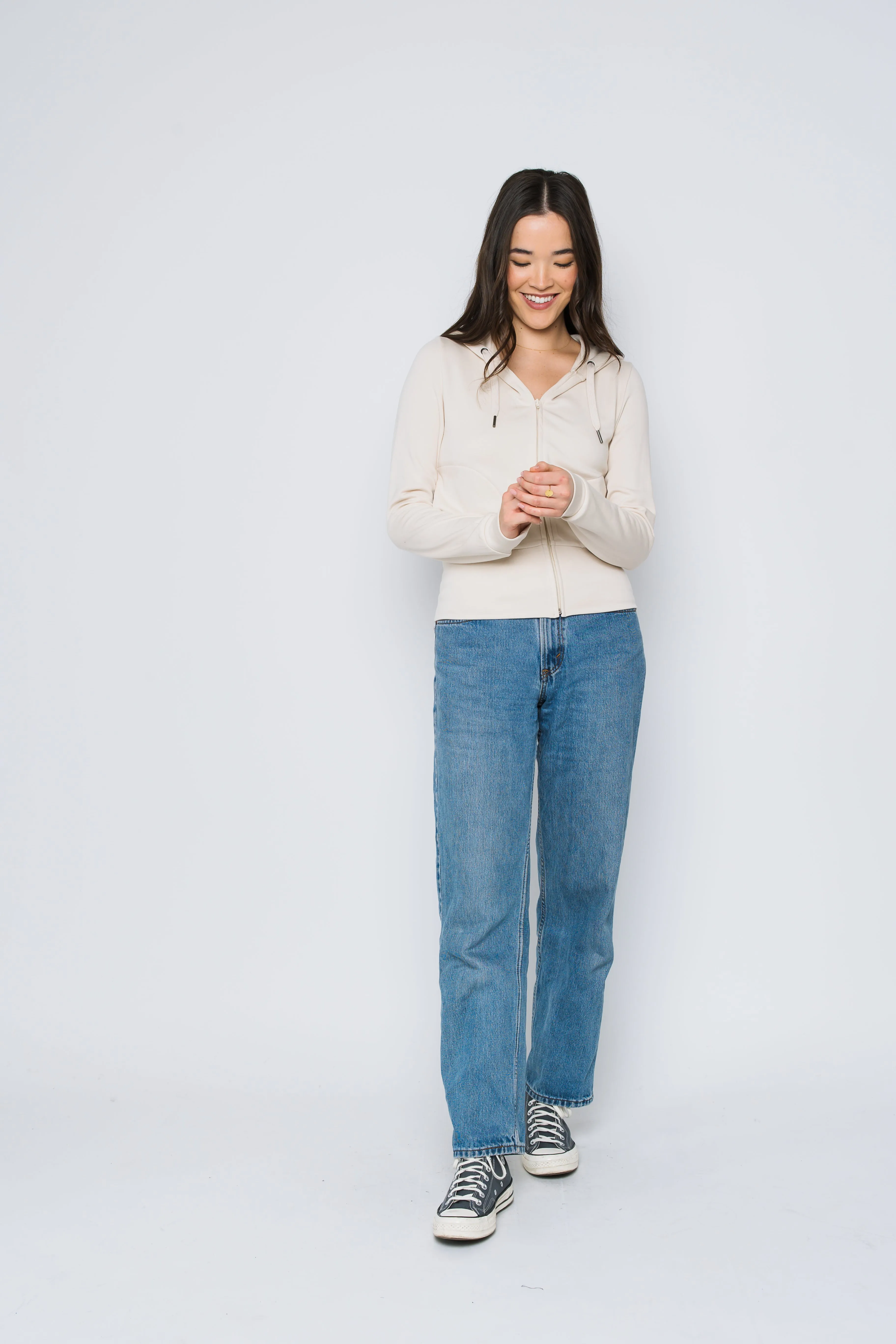 Kelly-Luxe Fleece Zip-Up