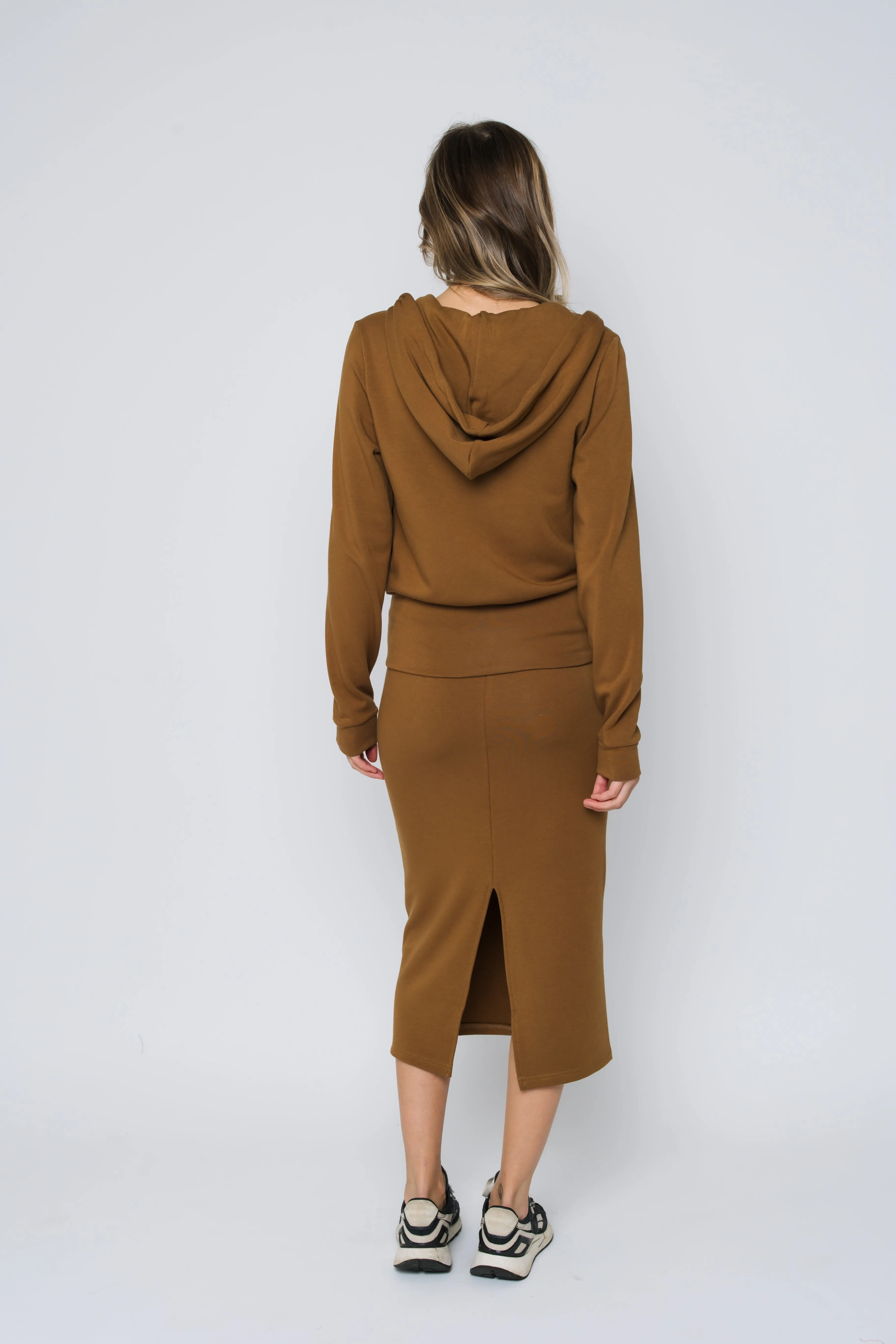 Kelly-Luxe Fleece Zip-Up