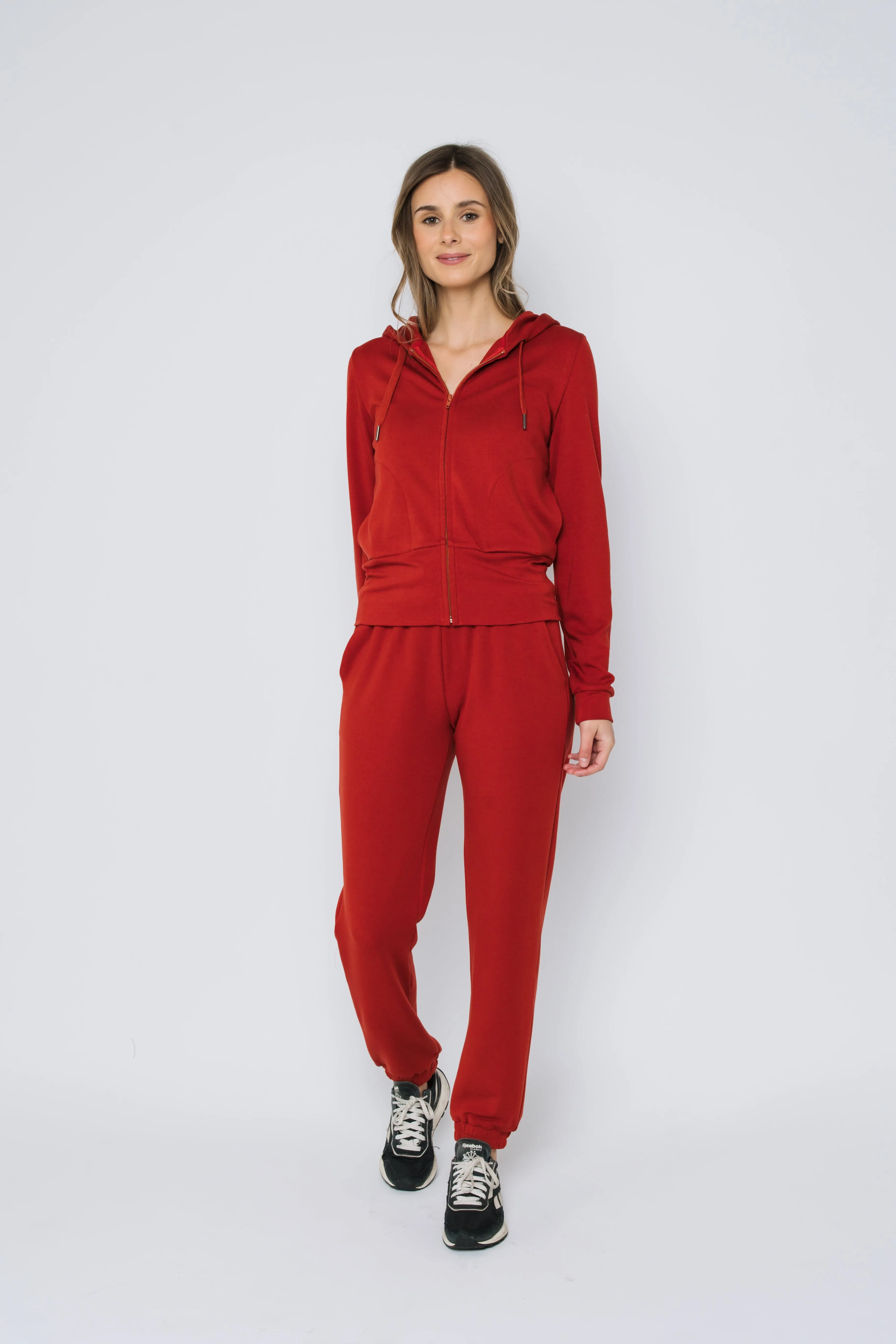Kelly-Luxe Fleece Zip-Up