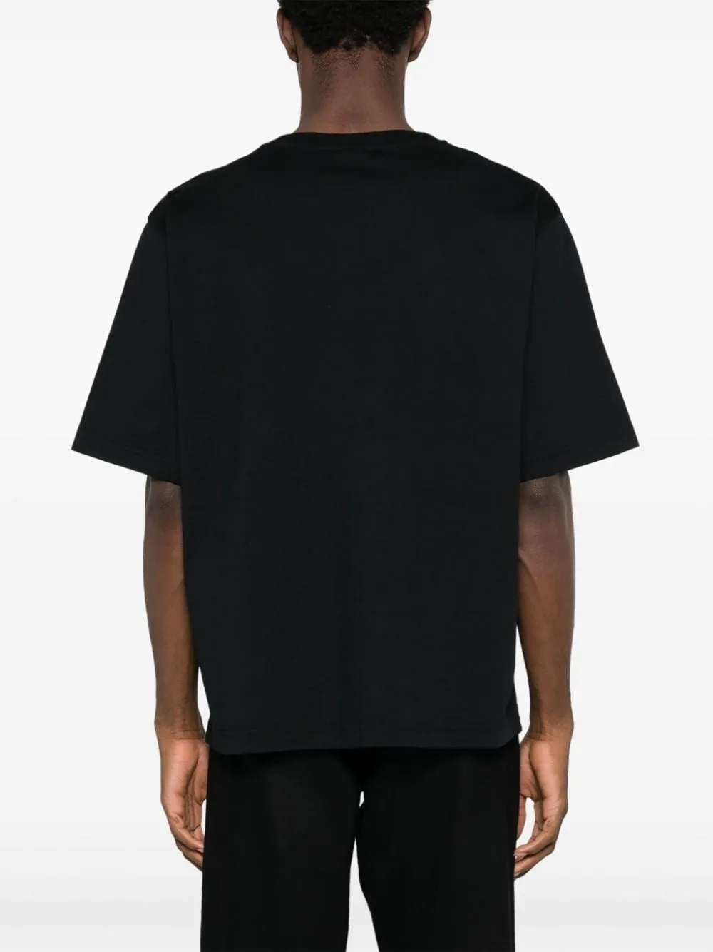 LOGO-PATCH COTTON POCKET T-SHIRT