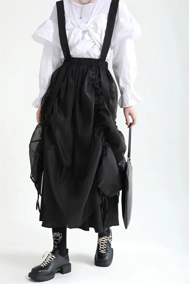 Ranada Rouched Overall Skirt