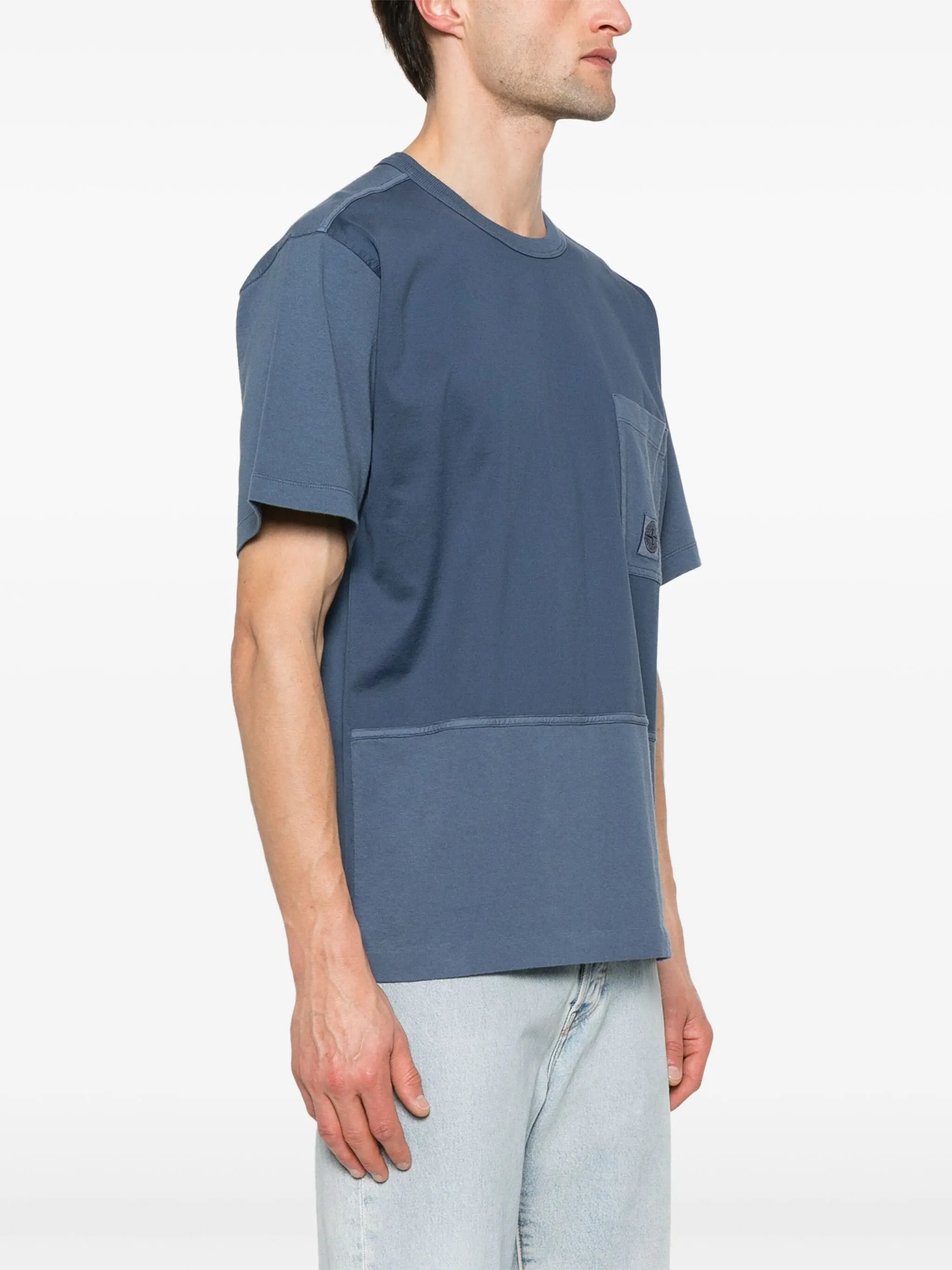 SIGNATURE COMPASS MOTIF COTTON T-SHIRT