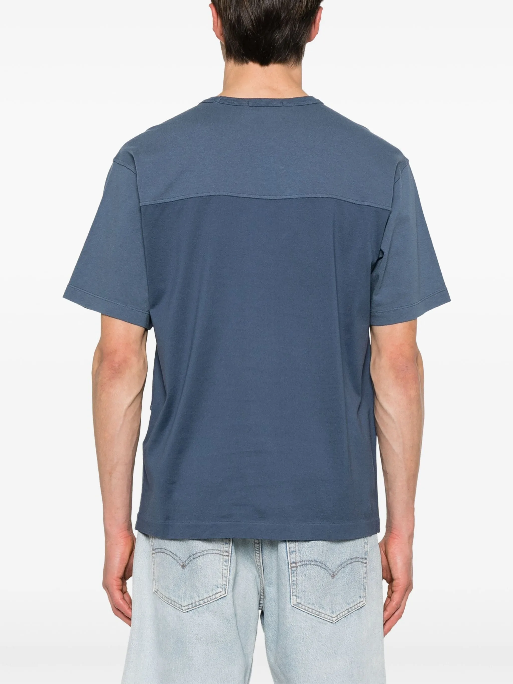 SIGNATURE COMPASS MOTIF COTTON T-SHIRT